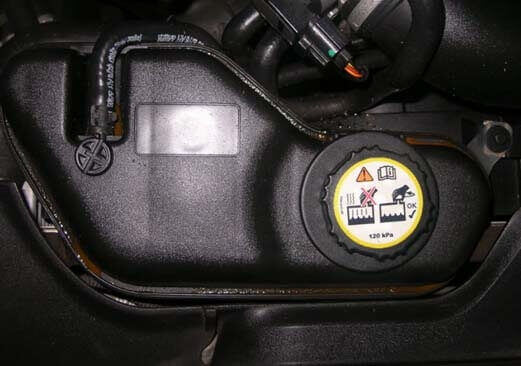Диагностика система охлаждения двигателя Jaguar XF